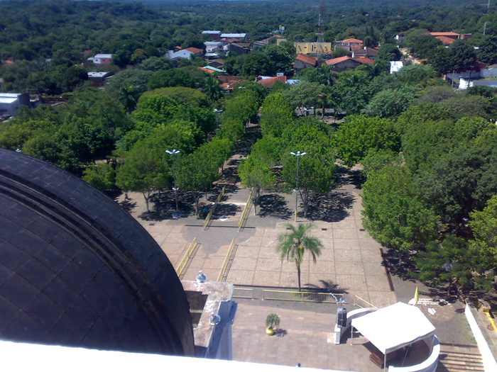 CAACUPÉ DESDE EL MIRADOR DEL SANTUARIO (FOTOGRAFÍAS DEL PORTALGUARANI.COM)